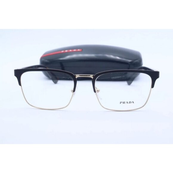 Prada VPR 54T 01U-101 Havana/Tortoise Square Men's Eyeglasses 55mm NEW! - Picture 3 of 6